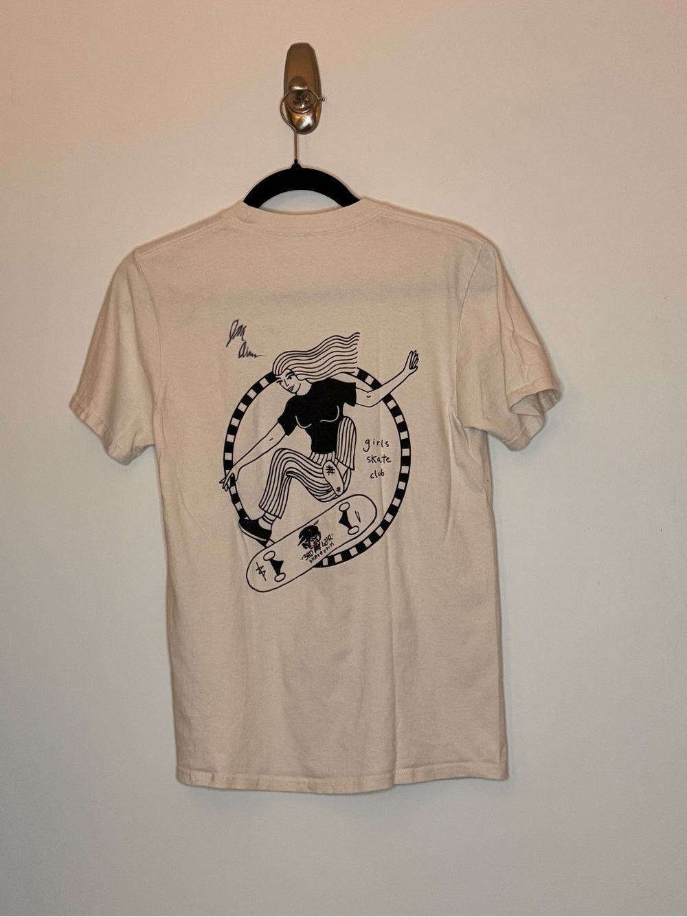 3rd Lair “Girls Skate Club” Tee Autographed by Jack Olson